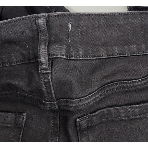 LANE BRYANT Jeans Women 14 Black Tighter Tummy High Rise Straight Leg Denim NWT - Picture 10 of 13